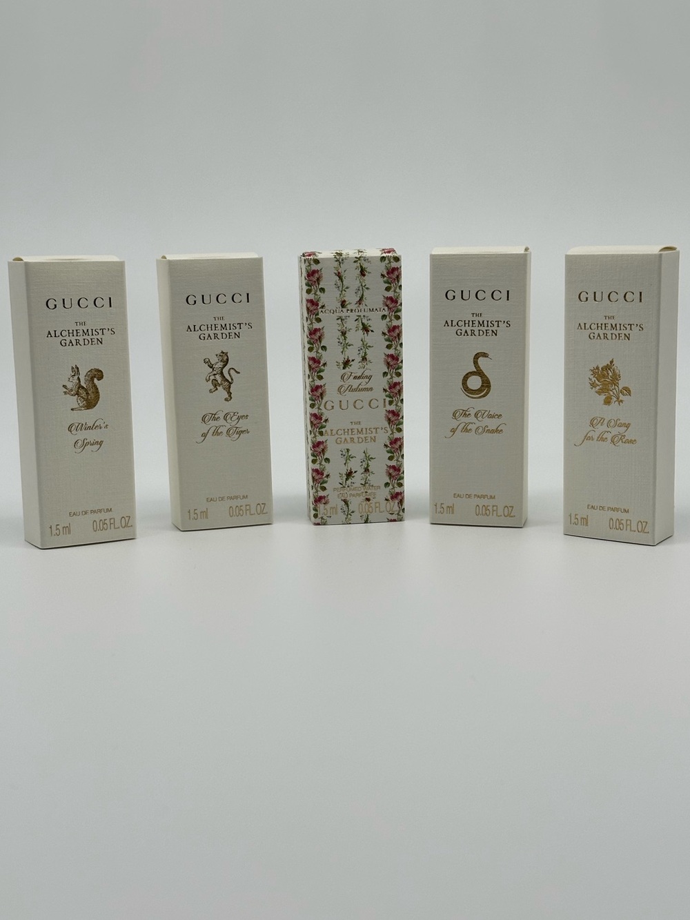 Gucci Alchemist's Garden Mini Fragrance Set - White & Floral